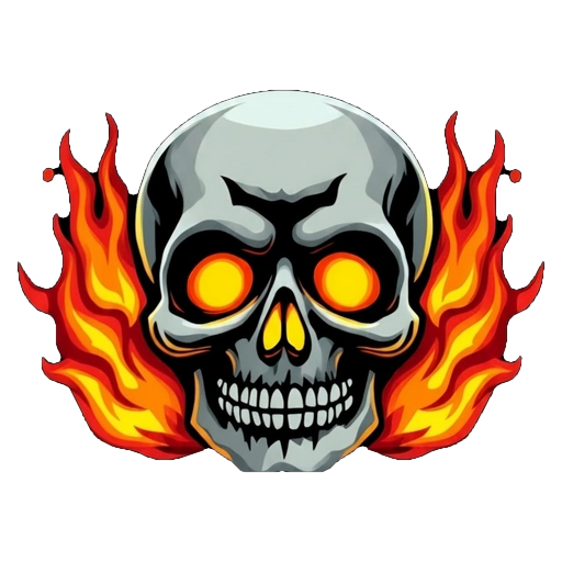Le crâne enflammé d'OnFire